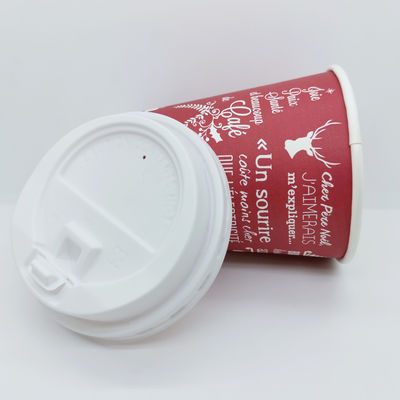 Drukowany kubek z papieru z pokrywą jednorazowego użytku 360 ml