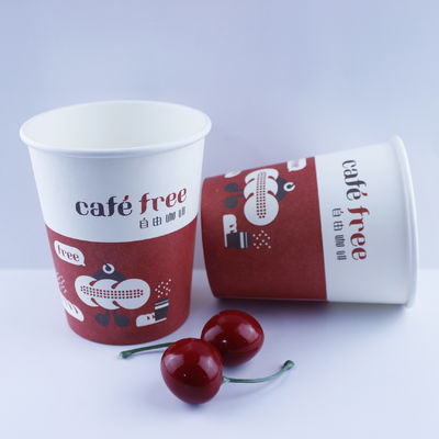 Logo Drukowane 12 oz Ripple Cups Pokryte na wywiezienie pojemnik papierowy do kawy