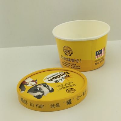 pokrywa papierowa Niestandardowe Drukowane papierowe kubki do lodów W pojemnikach do jedzenia 8 oz 250 ml