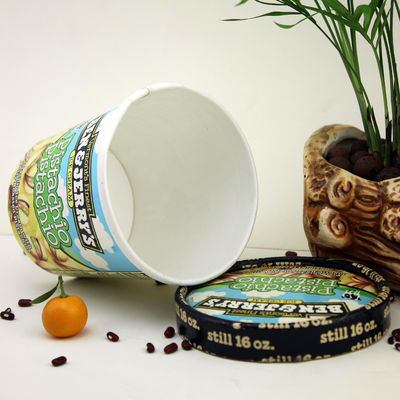 475 ml szklanki z lodów z pokrywą