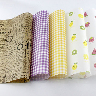 Papier do drukowania tkanin papierowych serwetki do recyklingu Piekarnia Opakowanie odporne na ciepło