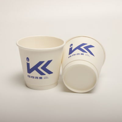 Niestandardowa drukarka papierowa z pokrywą PP 8 oz 250 ml jednorazowa