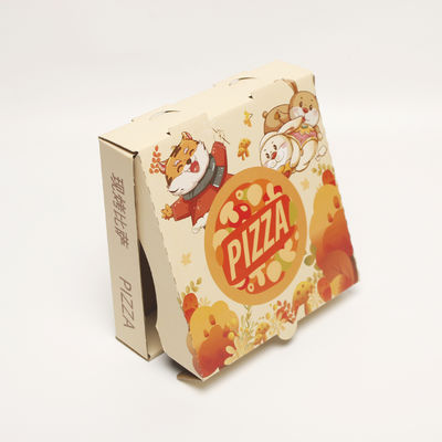 Pudełko jednorazowego pakowania żywności do pizzy z logo 12 cali 14 cali 16 cali