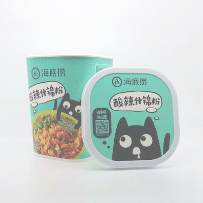 Recykling Instant Noodle Bowl, drukowalne, kompostowalne kubki z papieru