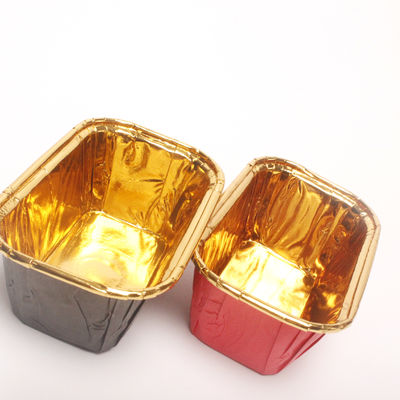 Płytkowane Strony Folia Aluminiowa Kubki Piekarnicze, Piekarnicze Mini Cupcake Linery Aluminiowe