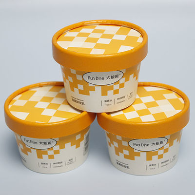 85 ml kubek papierowy do lodów, miski papierowe do lodów jednorazowych, kubki papierowe do jogurtu i miski papierowe do lodów, pudełko do pakowania