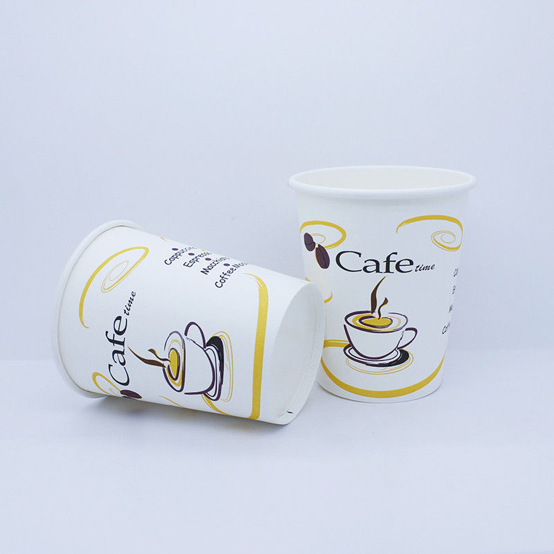 Podwójne ściankowe papierowe kubki 8 oz Logo jednorazowe do kawy