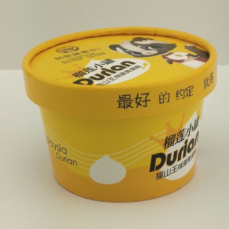 pokrywa papierowa Niestandardowe Drukowane papierowe kubki do lodów W pojemnikach do jedzenia 8 oz 250 ml